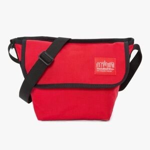 Manhattan Portage Red and Black Messenger Bag